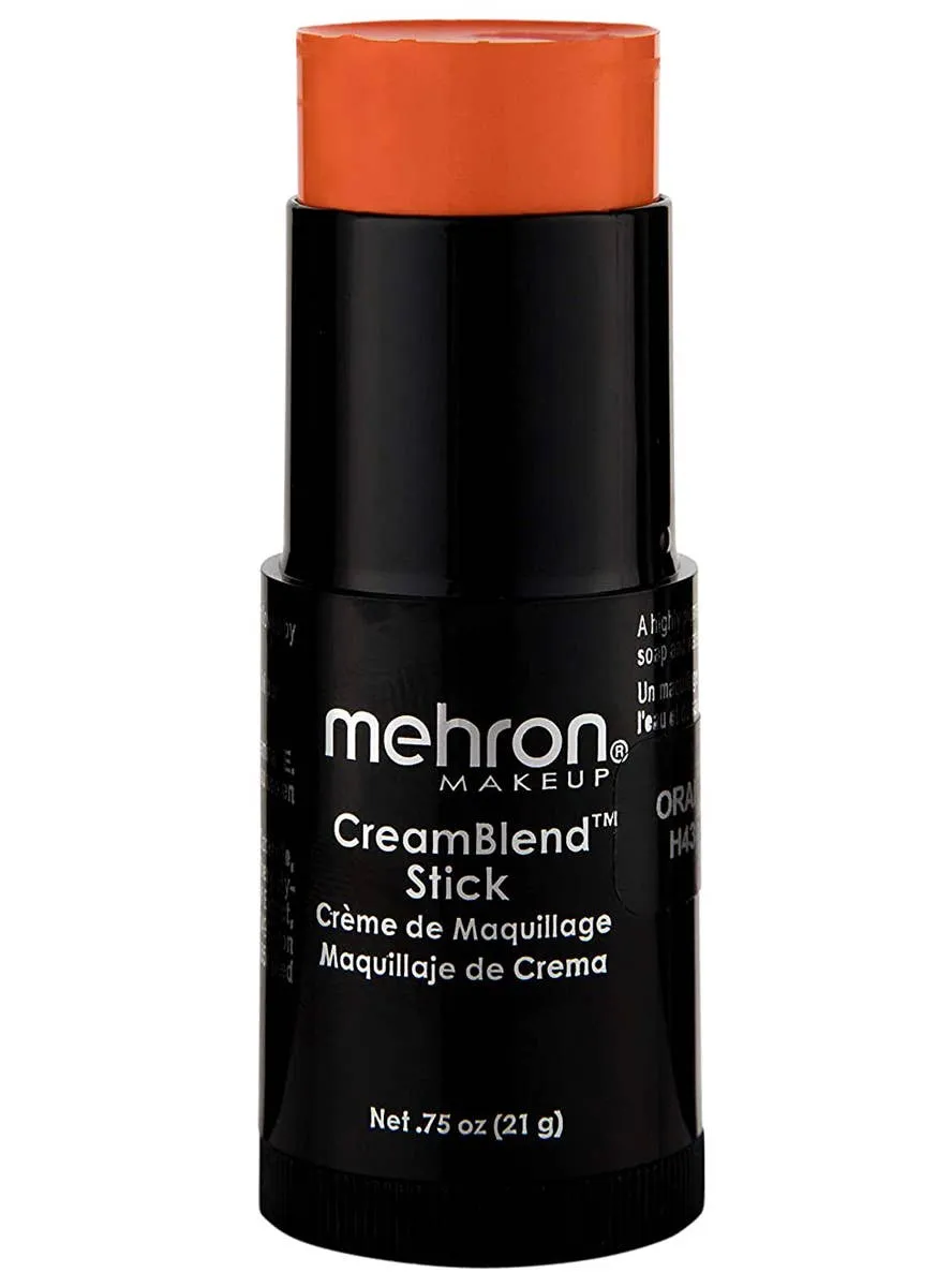 Theatrical Quality Thick Creamblend Orange Makeup Stick