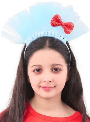 Thing 1 Or 2 Girls Blue Cat And The Hat Costume Headband