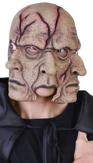Three Faces Scary Halloween Costume Mask