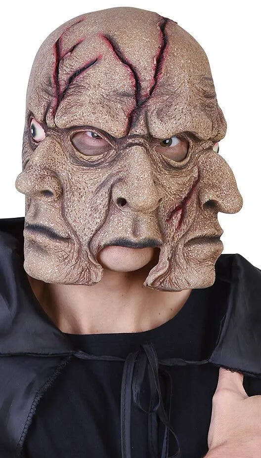 Three Faces Scary Halloween Costume Mask