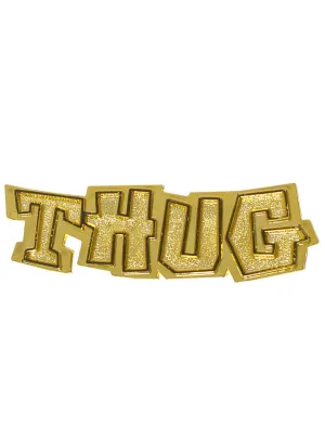 Thug 2 Finger Knuckle Duster Ring Costume Accessory