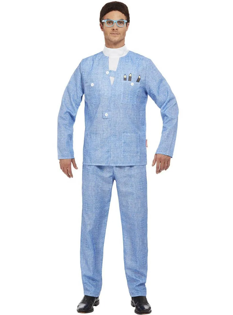 Thunderbirds Brains Mens Fancy Dress Costume