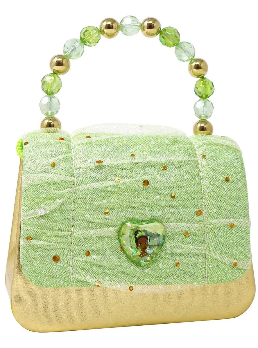 Tiana Green and Gold Sparkle Girls Deluxe Costume Bag