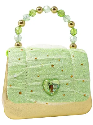 Tiana Green and Gold Sparkle Girls Deluxe Costume Bag