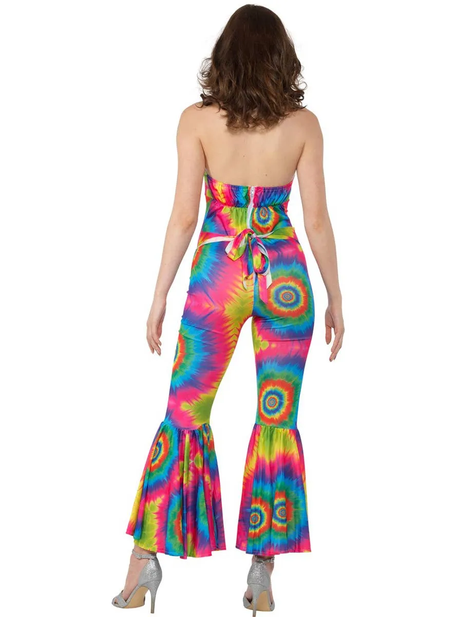 Tie Dye Hippie Womens 1970s Costume