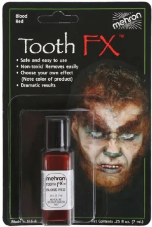 Tooth FX Blood Red Tooth Paint