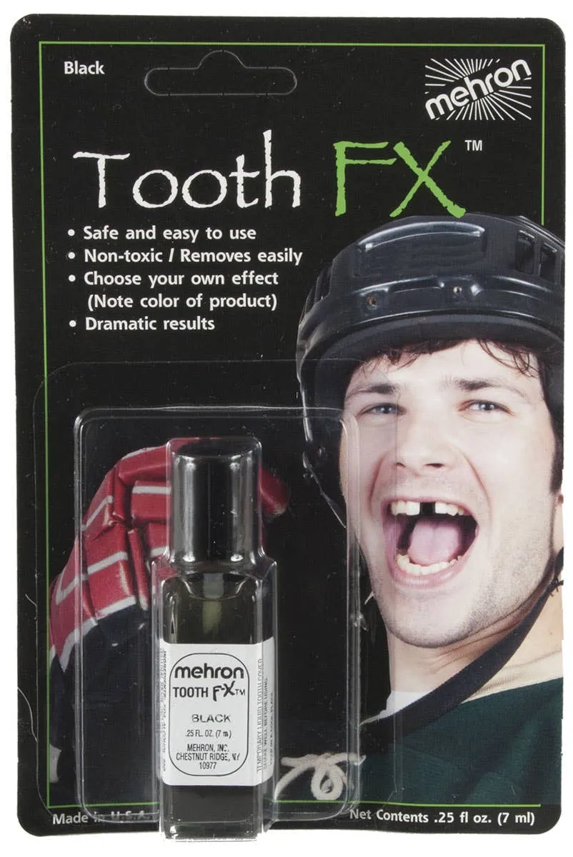 Tooth FX Mehron Black Tooth Paint