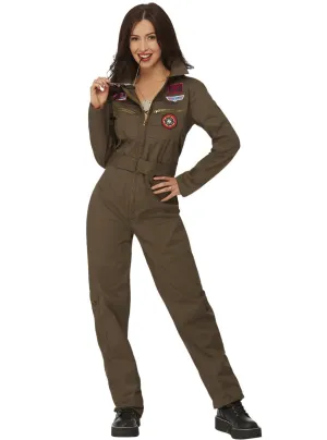 Top Gun Flight Suit Womens Plus Size Costume