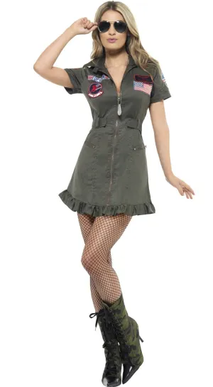 Top Gun Womens Deluxe Aviator Costume