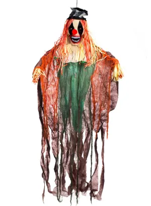 Touch Sensitive Scarecrow Joe Hanging Halloween Decoration