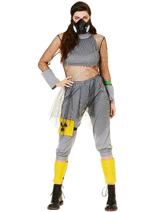 Toxic Biohazard Girl Womens Halloween Costume
