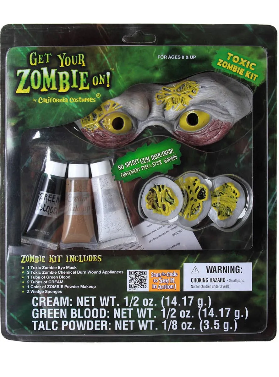 Toxic Zombie Halloween Makeup Kit