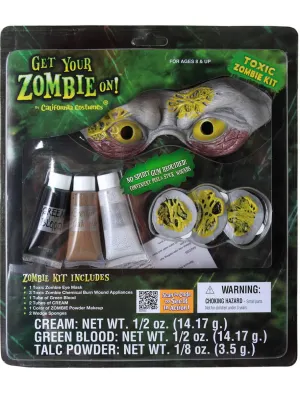 Toxic Zombie Halloween Makeup Kit