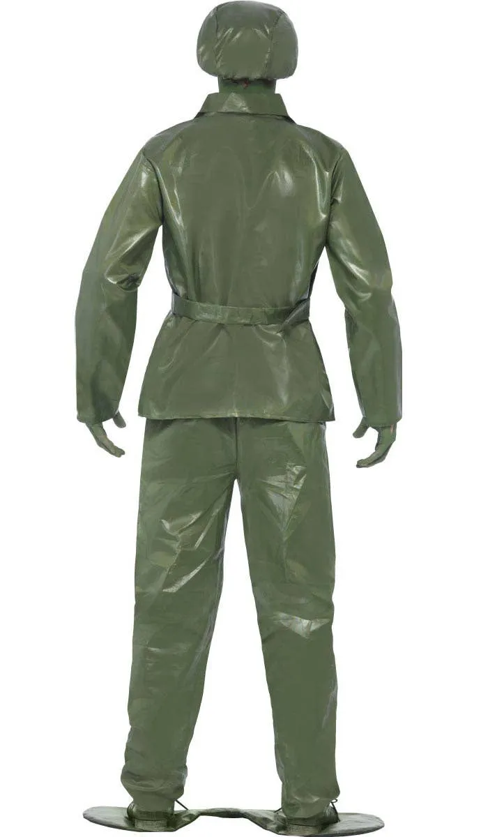 Toy Soldier Mens Green Army Dress Up Costume