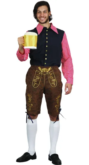 Traditional Bavarian Beer Man Oktoberfest Mens Costume