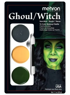 Tri-Colour Witch Halloween Makeup Palette