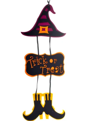 Trick or Treat Witch Child Friendly Halloween Decoration