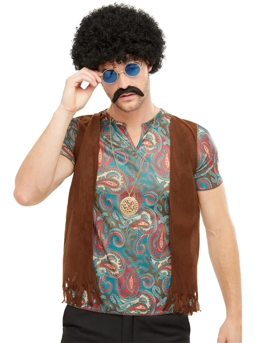 Trippy 60s Hippie Mens Costume Accessory Set