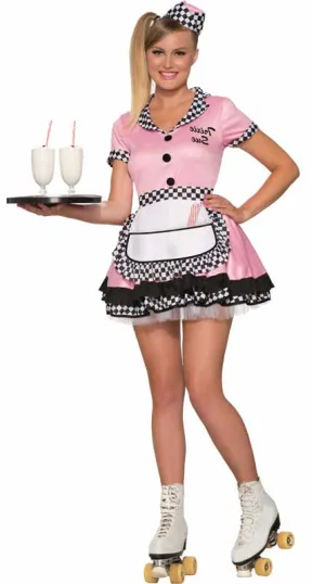 Trixie Sue Womens 50s Diner Waitress Costume