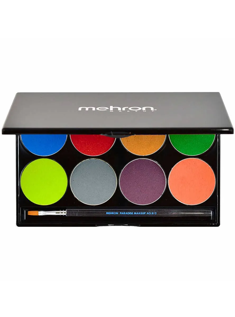 Tropical 8 Colour Professional Quality SFX Mehron Makeup Palette