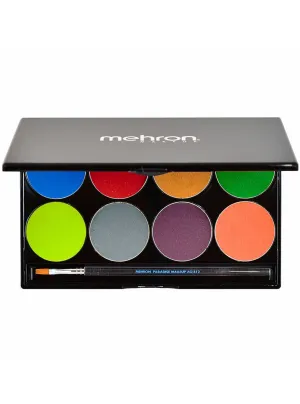 Tropical 8 Colour Professional Quality SFX Mehron Makeup Palette