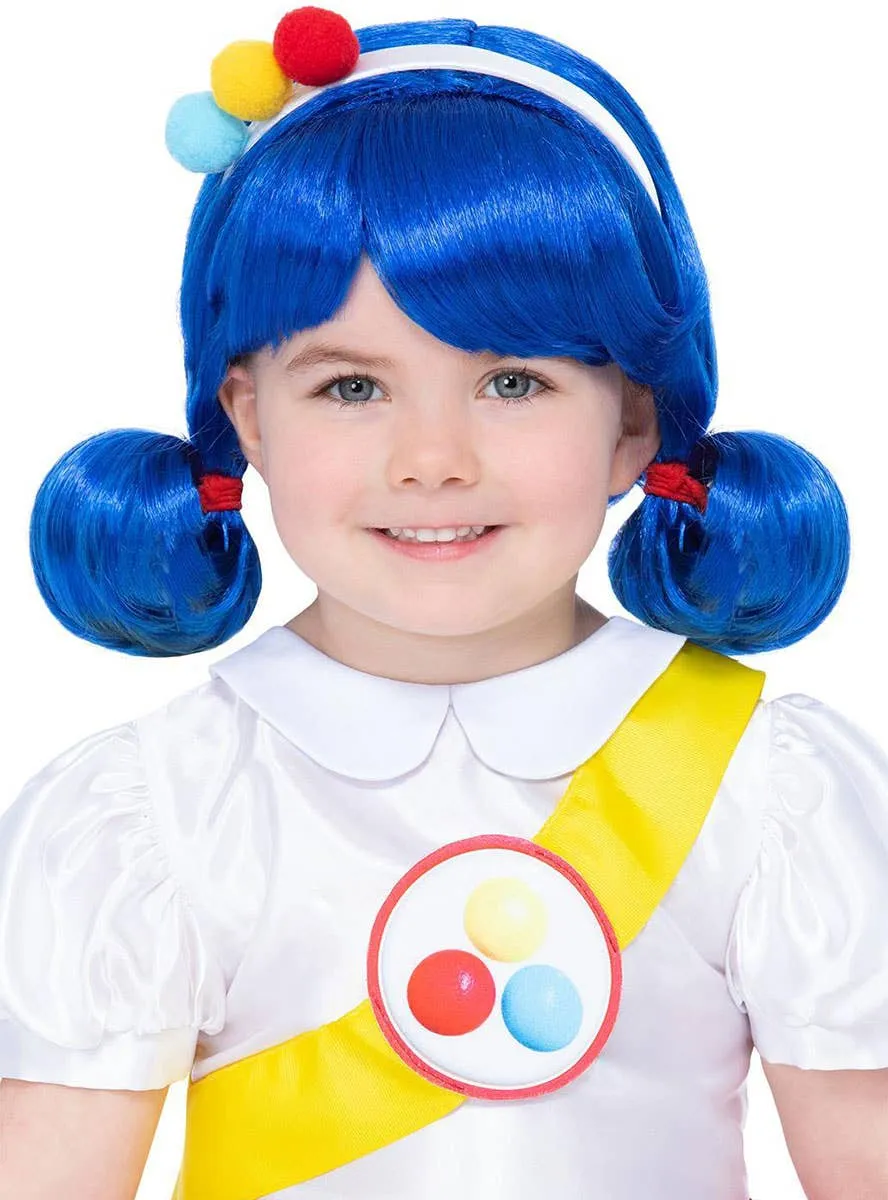 True and the Rainbow Kingdom Girls Blue True Costume Wig