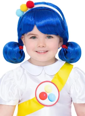 True and the Rainbow Kingdom Girls Blue True Costume Wig