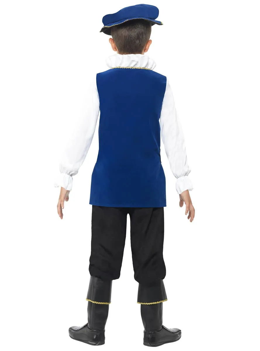 Tudor Boy Blue Renaissance Boys Costume