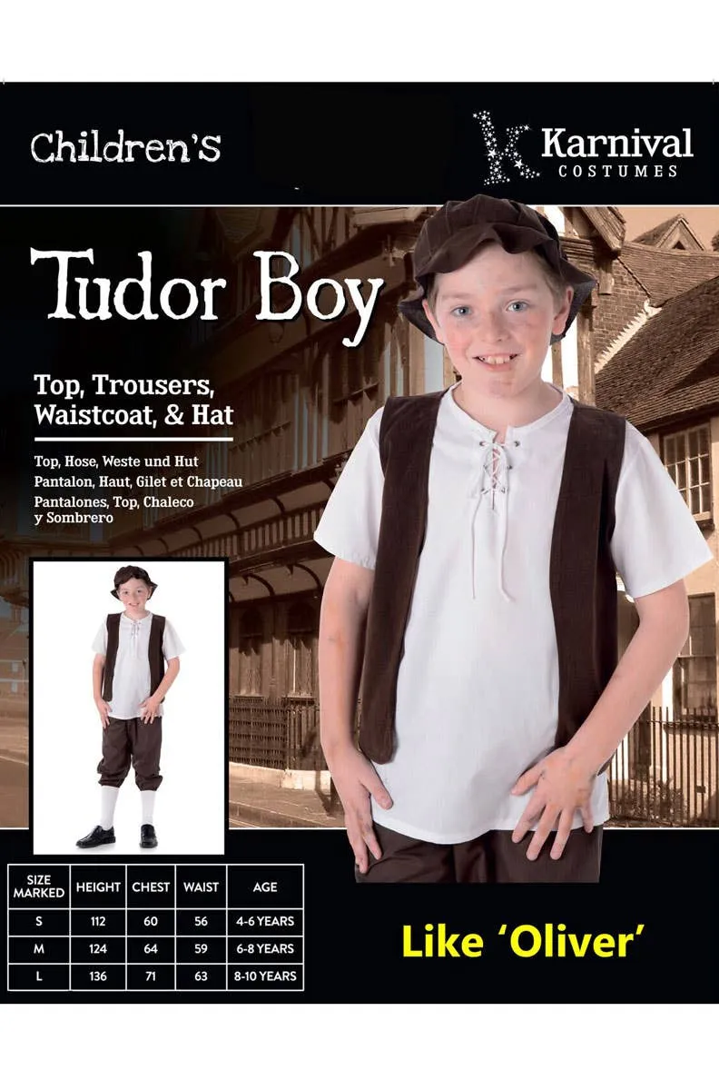 Tudor Boy Kids Book Week Costume