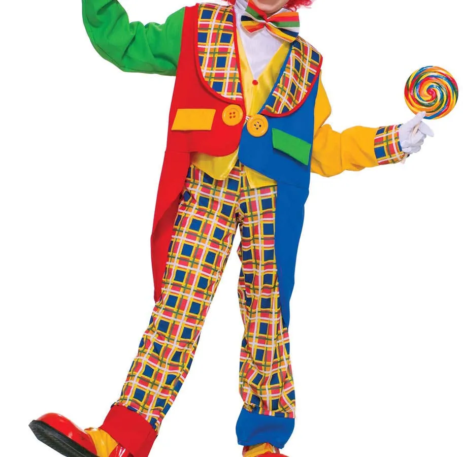 Tuxedo Clown Kids Circus Costume