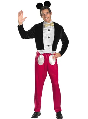 Tuxedo Mickey Mouse Mens Fancy Dress Costume