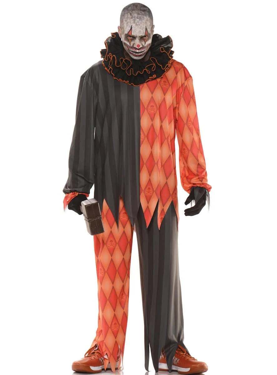 Twisted Evil Clown Mens Halloween Costume