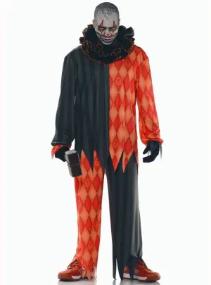 Twisted Evil Clown Teen Boys Halloween Costume