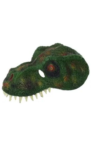 Tyrannosaurus Rex Green Dinosaur Costume Mask