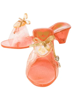 Ultimate Girls Disney Princess Rose Click Clack Costume Shoes