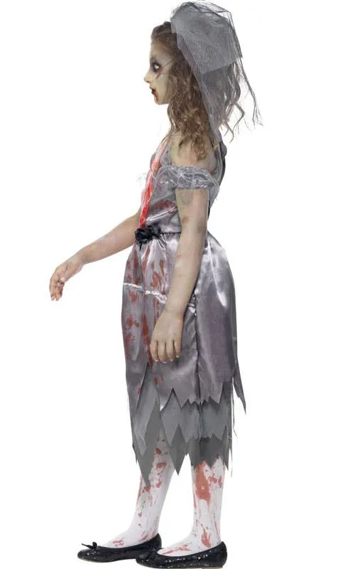 Undead Bride Girls Halloween Zombie Costume