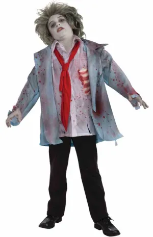 Undead Zombie Boy Halloween Dress Up Costume