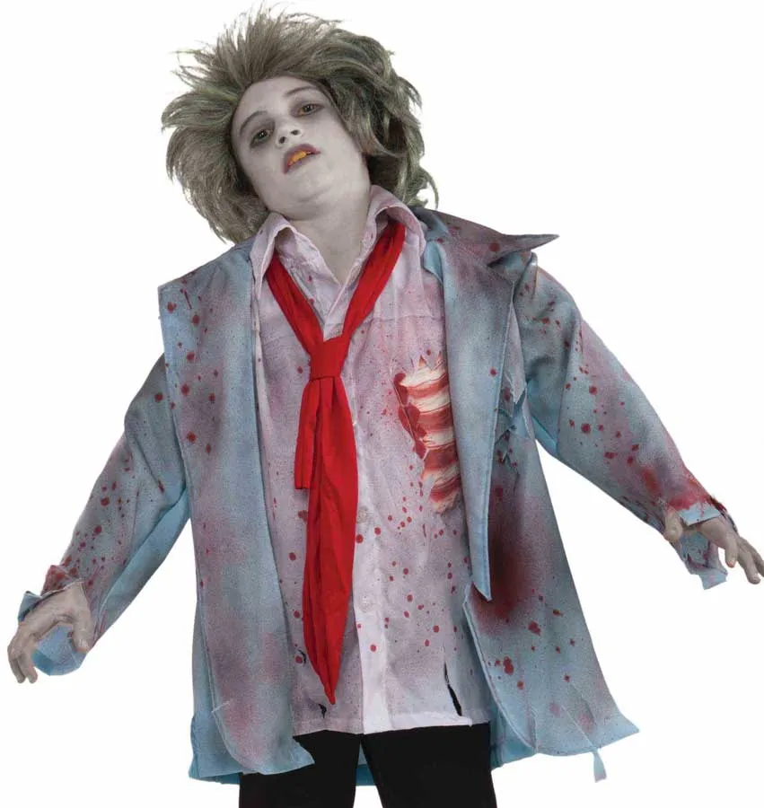 Undead Zombie Boy Halloween Dress Up Costume