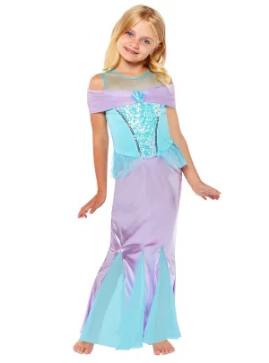 Under The Sea Purple And Blue Girls Mermaid Costume