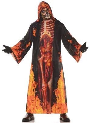 Underworld Skeleton Lord Mens Halloween Costume