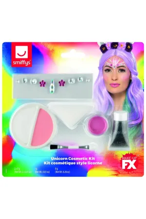 Unicorn Face Paint and Jewels Makeup Kit