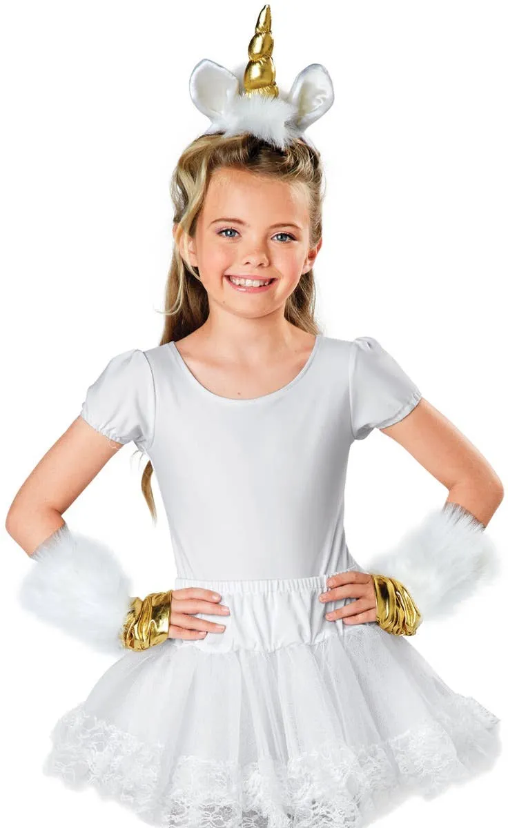 Unicorn Horn Headband and Wrist Cuff Costume Kit