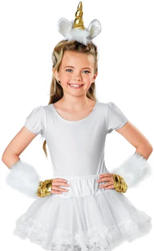 Unicorn Horn Headband and Wrist Cuff Costume Kit