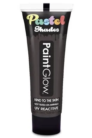 UV Reactive Face and Body Makeup - Pastel Black
