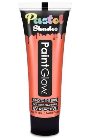 UV Reactive Face and Body Makeup - Pastel Coral