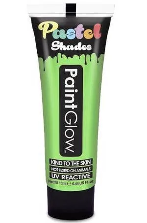 UV Reactive Face and Body Makeup - Pastel Green