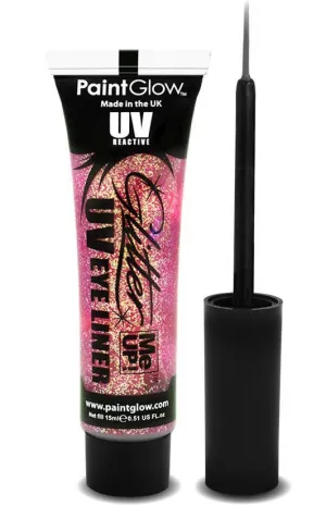 UV Reactive Glitter Me Up Eyeliner - Champagne Pink