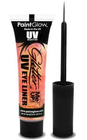 UV Reactive Glitter Me Up Eyeliner - Peach Paradise