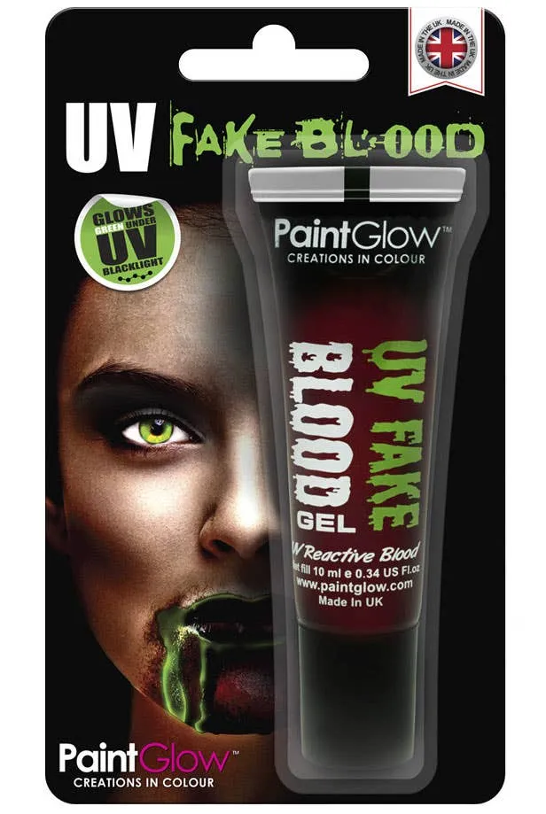 UV Reactive Green Fake Halloween Blood Gel