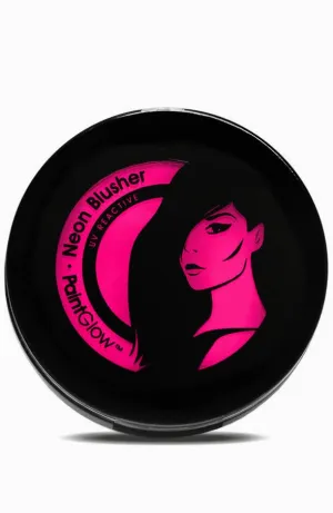 UV Reactive Neon Blusher Makeup - Magenta